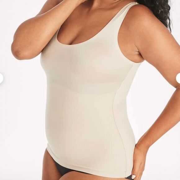 Maidenform Comfort Devotion M Shapewear Tank Top Latte Lift - Picture 16 of 16